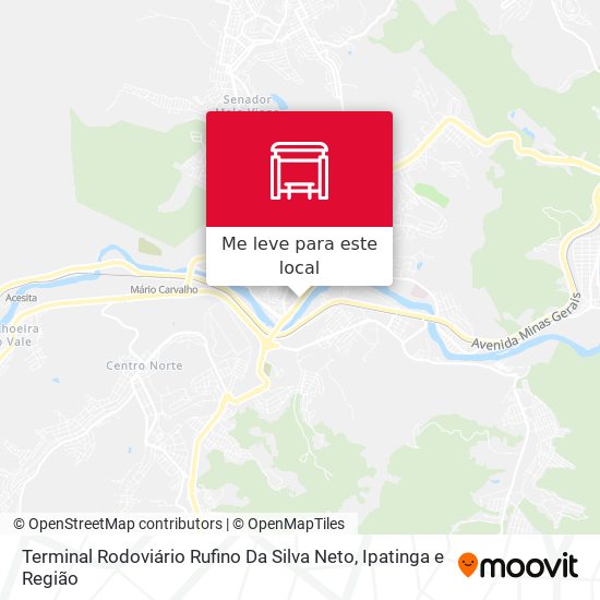 Terminal Rodoviário Rufino Da Silva Neto mapa