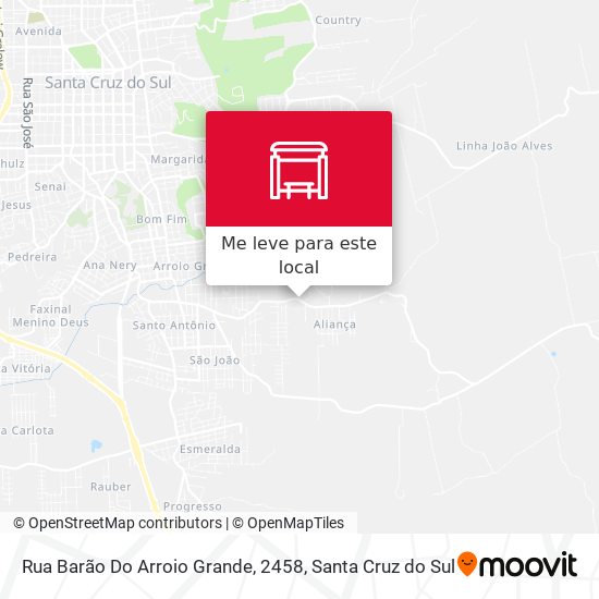 Rua Barão Do Arroio Grande, 2458 mapa