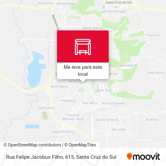 Rua Felipe Jacobus Filho, 615 mapa