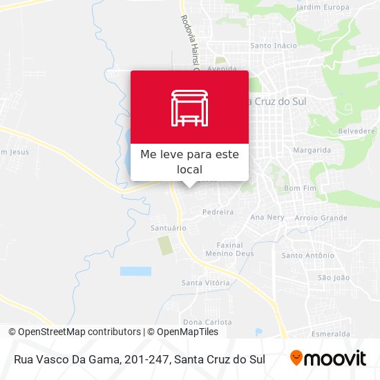 Rua Vasco Da Gama, 201-247 mapa