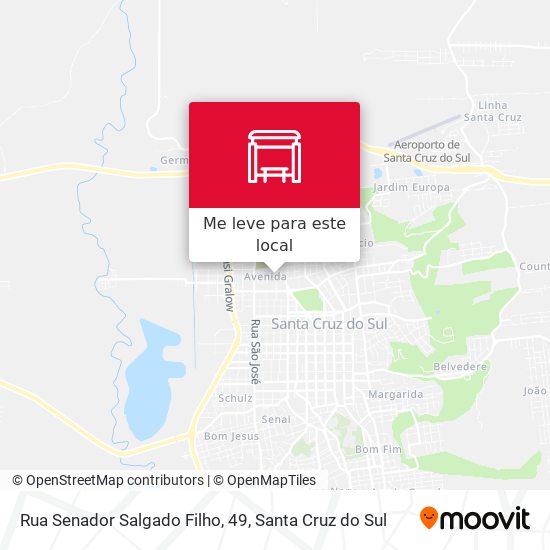 Rua Senador Salgado Filho, 49 mapa