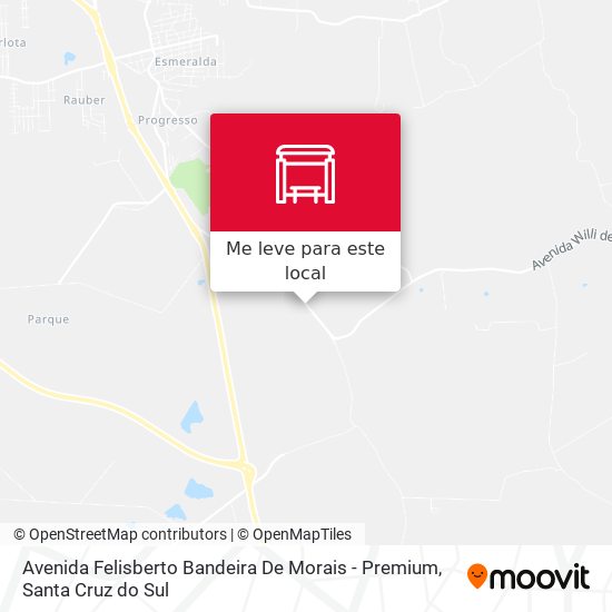 Avenida Felisberto Bandeira De Morais - Premium mapa