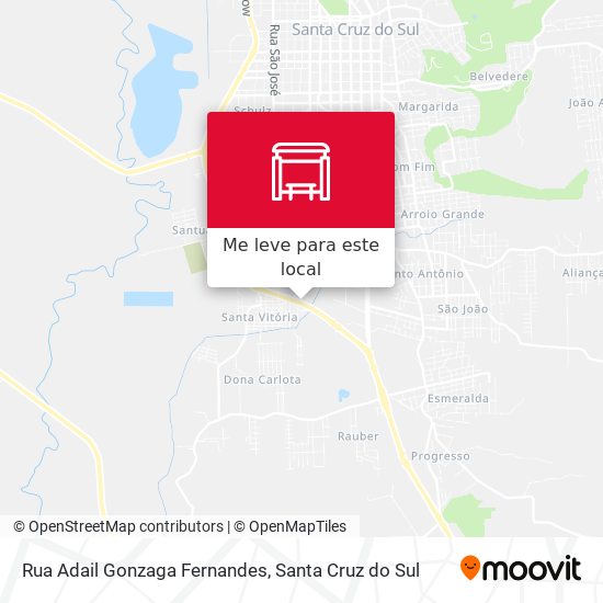 Rua Adail Gonzaga Fernandes mapa