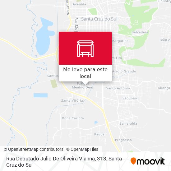 Rua Deputado Júlio De Oliveira Vianna, 313 mapa