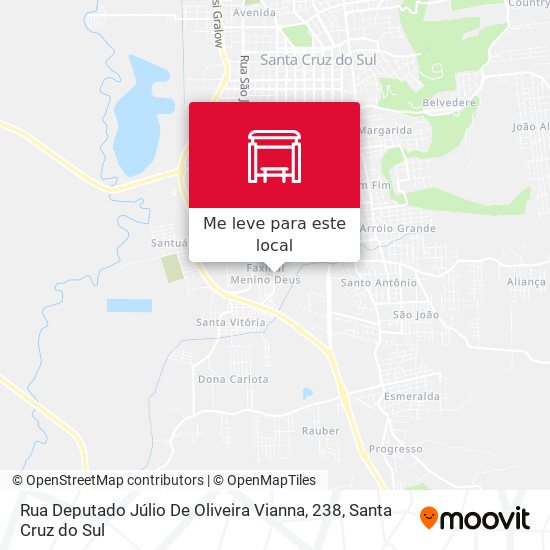 Rua Deputado Júlio De Oliveira Vianna, 238 mapa