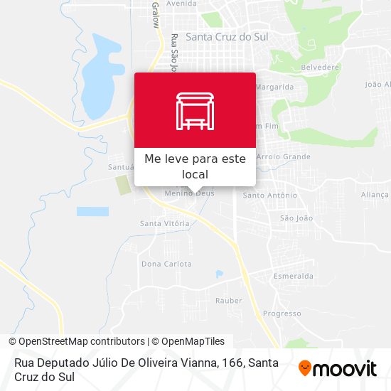 Rua Deputado Júlio De Oliveira Vianna, 166 mapa