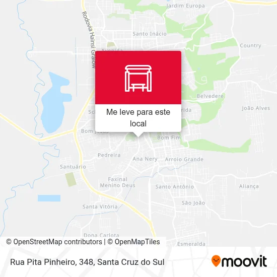 Rua Pita Pinheiro, 348 mapa