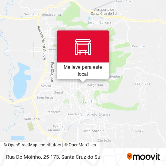 Rua Do Moinho, 25-173 mapa
