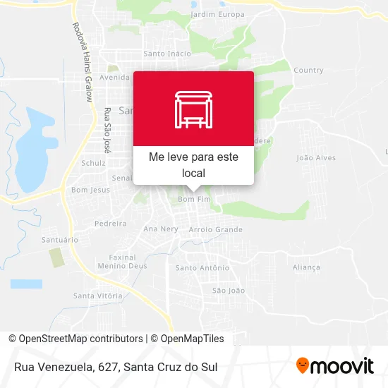 Rua Venezuela, 627 mapa