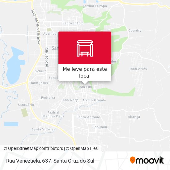 Rua Venezuela, 637 mapa