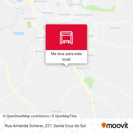 Rua Amanda Scherer, 227 mapa