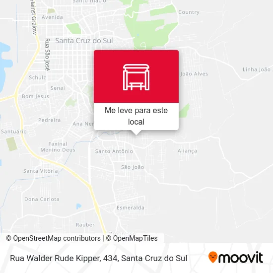 Rua Walder Rude Kipper, 434 mapa