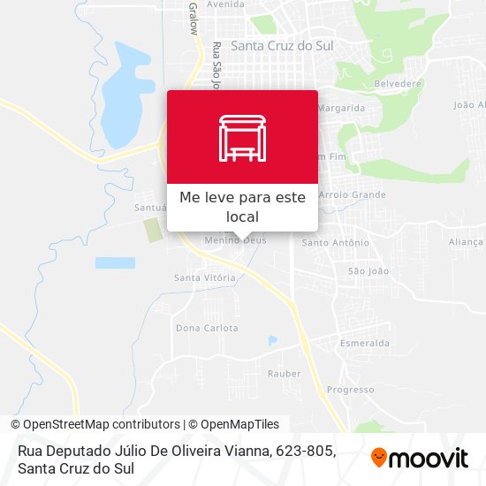 Rua Deputado Júlio De Oliveira Vianna, 623-805 mapa