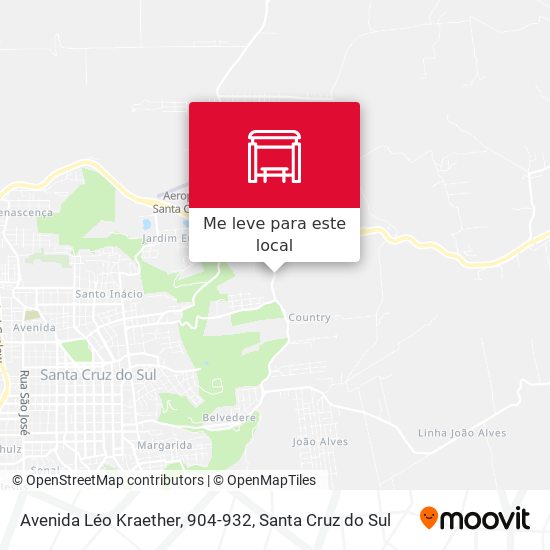 Avenida Léo Kraether, 904-932 mapa