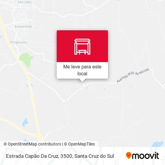 Estrada Capão Da Cruz, 3500 mapa