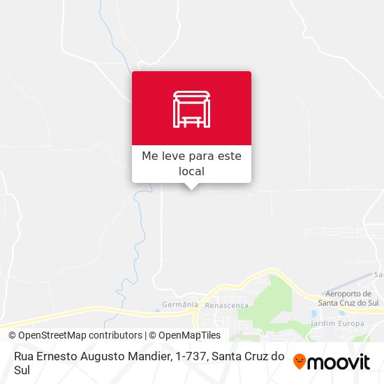 Rua Ernesto Augusto Mandier, 1-737 mapa
