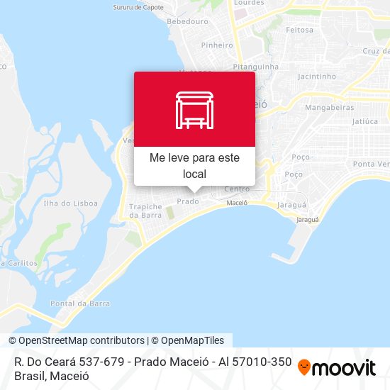 R. Do Ceará 537-679 - Prado Maceió - Al 57010-350 Brasil mapa