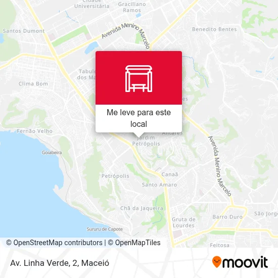 Av. Linha Verde, 2 mapa