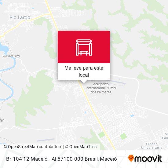 Br-104 12 Maceió - Al 57100-000 Brasil mapa