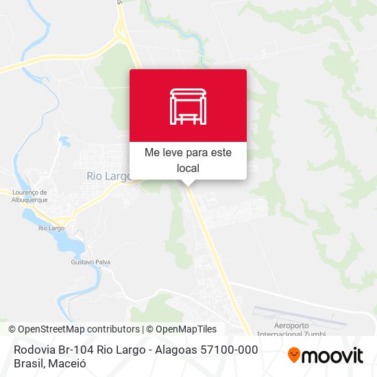 Rodovia Br-104 Rio Largo - Alagoas 57100-000 Brasil mapa