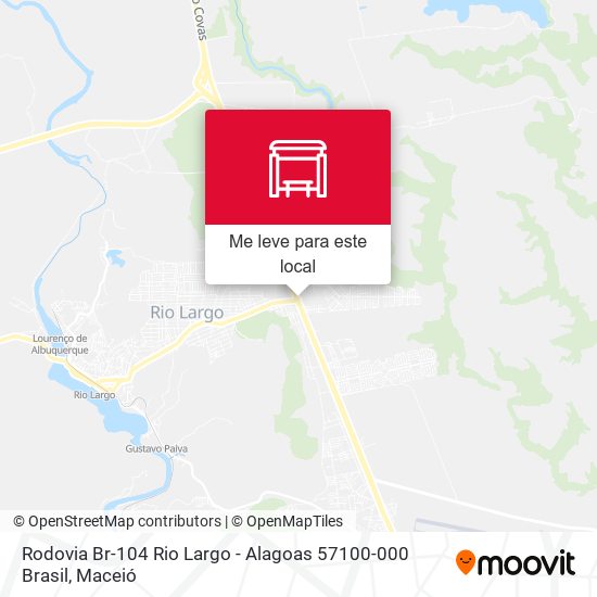Rodovia Br-104 Rio Largo - Alagoas 57100-000 Brasil mapa
