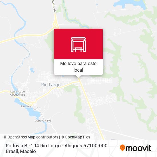 Rodovia Br-104 Rio Largo - Alagoas 57100-000 Brasil mapa