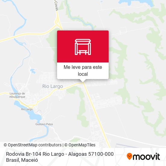 Rodovia Br-104 Rio Largo - Alagoas 57100-000 Brasil mapa