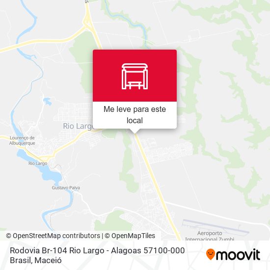 Rodovia Br-104 Rio Largo - Alagoas 57100-000 Brasil mapa