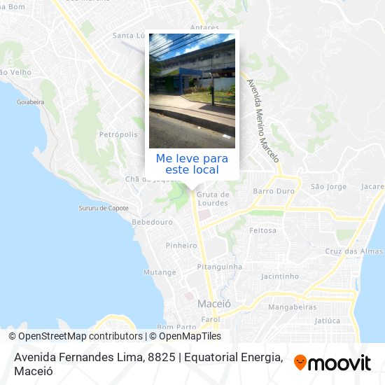 Avenida Fernandes Lima, 8825 | Equatorial Energia mapa