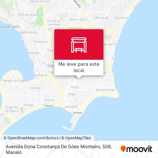 Avenida Dona Constança De Góes Monteiro, 508 mapa