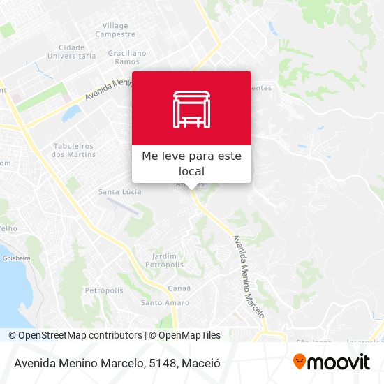 Avenida Menino Marcelo, 5148 mapa