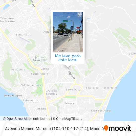 Avenida Menino Marcelo (104-110-117-214) mapa
