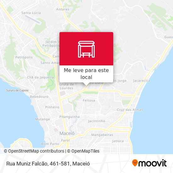 Rua Muniz Falcão, 461-581 mapa