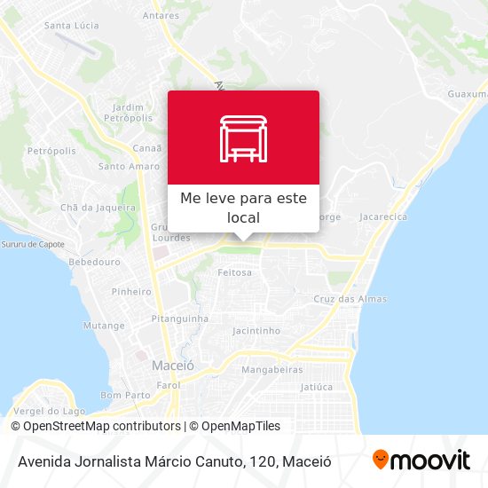 Avenida Jornalista Márcio Canuto, 120 mapa