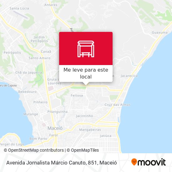 Avenida Jornalista Márcio Canuto, 851 mapa