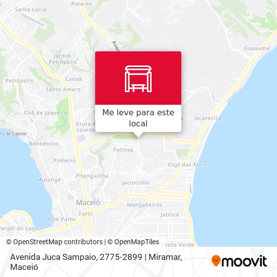 Avenida Juca Sampaio, 2775-2899 | Miramar mapa