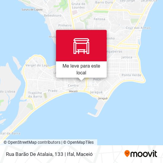 Rua Barão De Atalaia, 133 | Ifal mapa