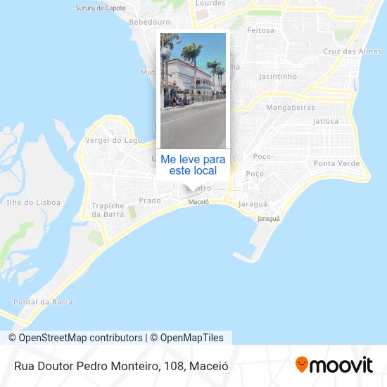 Rua Doutor Pedro Monteiro, 108 mapa