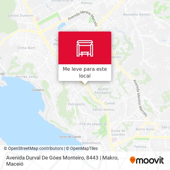 Avenida Durval De Góes Monteiro, 8443 | Makro mapa