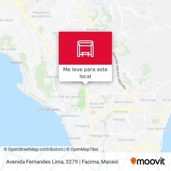 Avenida Fernandes Lima, 3279 | Facima mapa