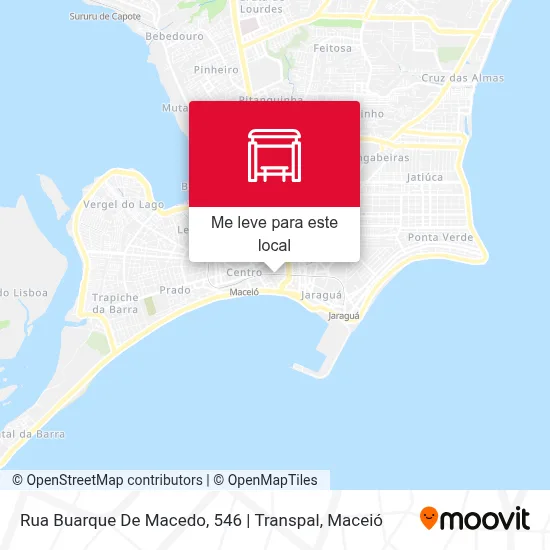 Rua Buarque De Macedo, 546 | Transpal mapa