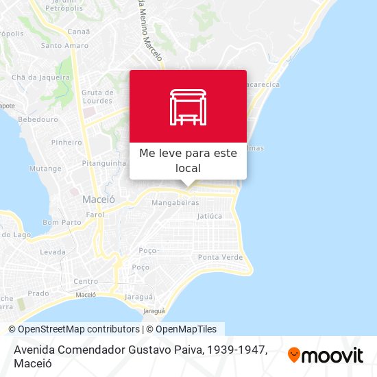 Avenida Comendador Gustavo Paiva, 1939-1947 mapa