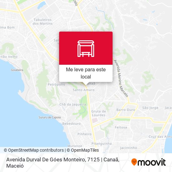 Avenida Durval De Góes Monteiro, 7125 | Canaã mapa