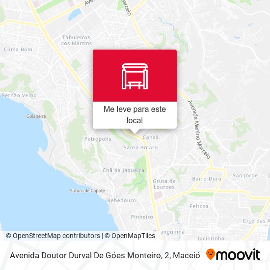 Avenida Doutor Durval De Góes Monteiro, 2 mapa