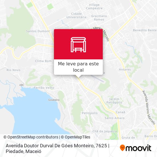 Avenida Doutor Durval De Góes Monteiro, 7625 | Piedade mapa