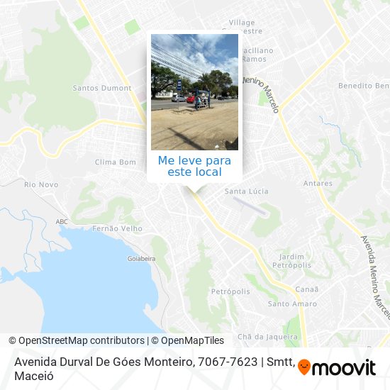 Avenida Durval De Góes Monteiro, 7067-7623 | Smtt mapa