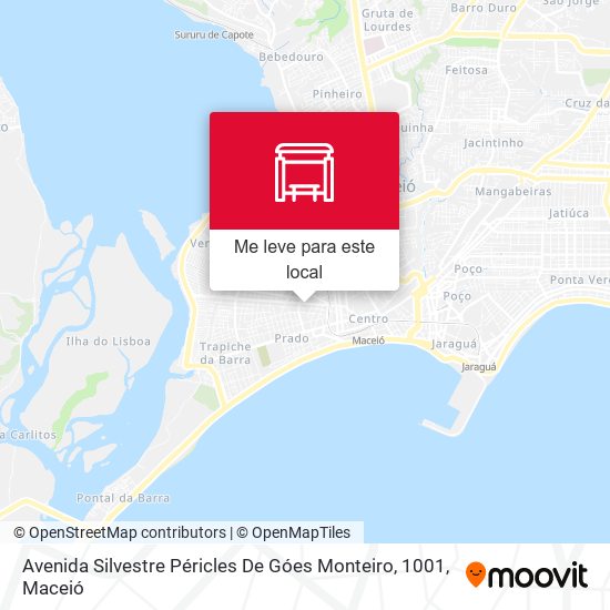 Avenida Silvestre Péricles De Góes Monteiro, 1001 mapa