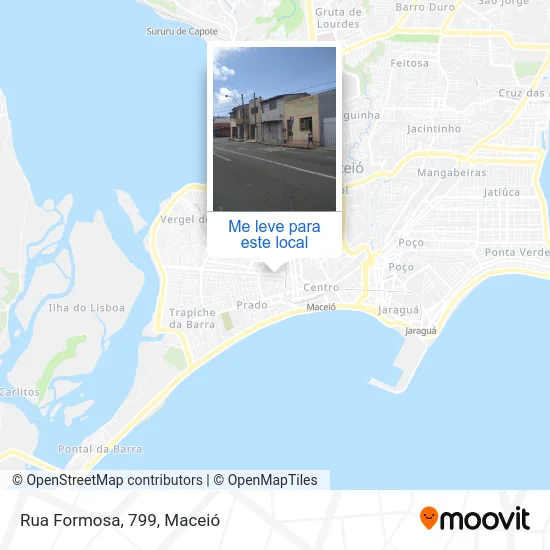 Rua Formosa, 799 mapa