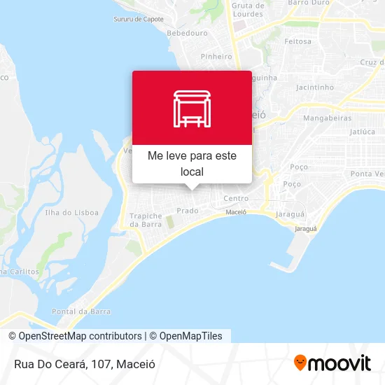Rua Do Ceará, 107 mapa