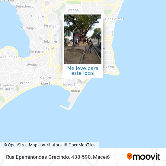 Rua Epaminondas Gracindo, 438-590 mapa
